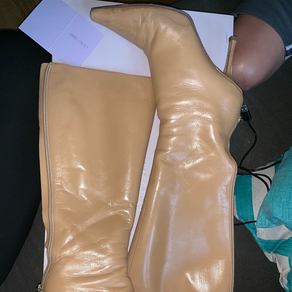 Jimmy Choo Boots - tan - size 7.5